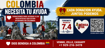 América Viva fortalece su llamado a la solidaridad tras el terremoto en Colombia
